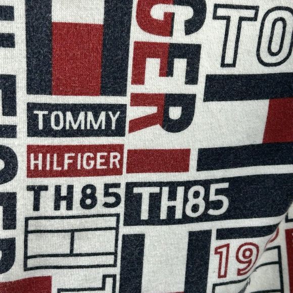 Tommy Hilfiger Boys' Tracksuit Set Sweat Hoodie Pants Logo Navy Size Large 16/18 - Picture 12 of 16